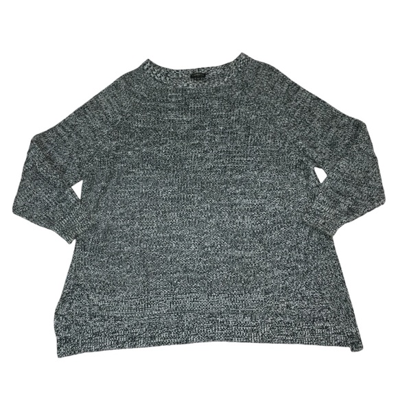 Express Heather Gray Oversized Knit Tunic Sweater - Women’s Small - Picture 2 of 15